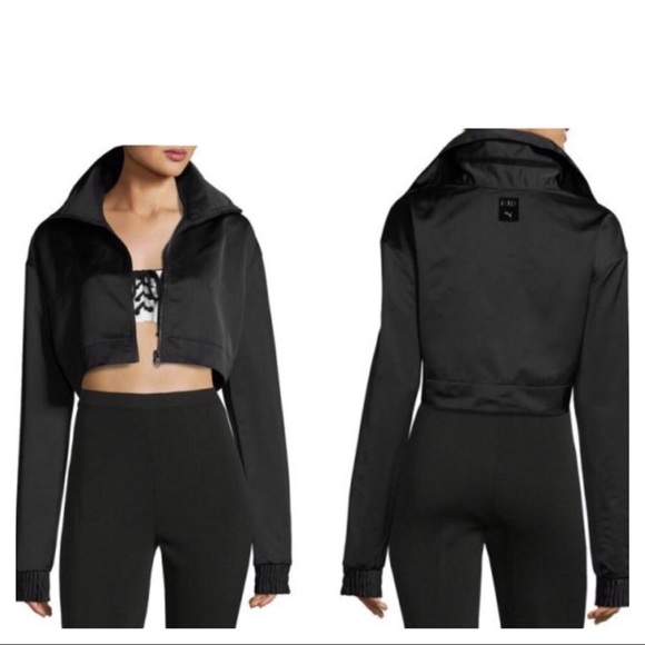 Puma Jackets Coats Nwt Fenty By Rihanna Cropped Ez Track